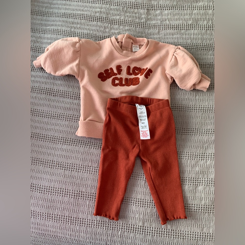 PL baby matching set “self love club” 6 months